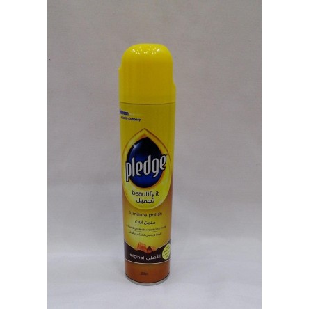 Pledge Furniture Polish - 300ml - Polishes and protects wood 