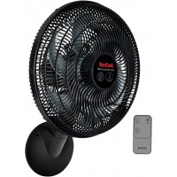 Tefal Silence Force Wall Fan with Remote Control, 16 Inch, 3 Speeds, Black - VG4151EE