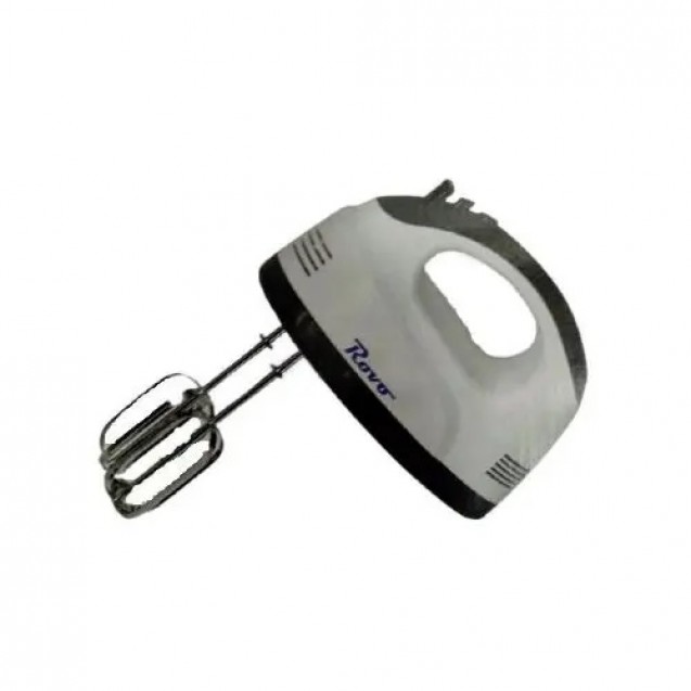 Rovo Hand Mixer, 300 Watt, White and Black 
