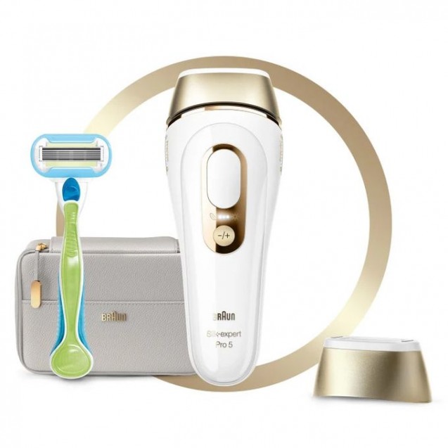 Braun Silk-expert Pro 5 PL5054 IPL With 2 Extras: Venus Razor, Soft Pouch