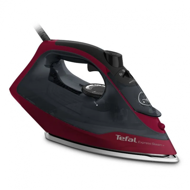 Tefal Express Steam Plus Steam Iron, 2600 Watt, Black - FV2869E2
