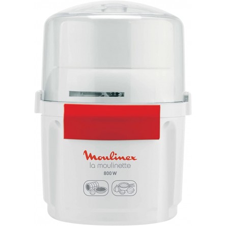 Moulinex La Moulinette Chopper, 250 ml, 800 Watt, White
