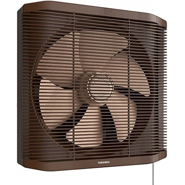 TORNADO Bathroom Ventilating Fan 25 cm, Privacy Grid, Brown x Creamy 