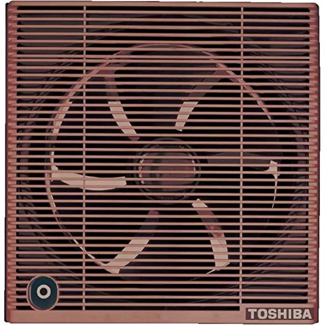 TOSHIBA Bathroom Ventilating Fan 30 cm, Privacy Grid, Brown 