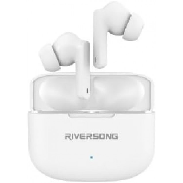 Riversong Airfly L6 TWS Earbuds - White, Wireless Headphones Headset