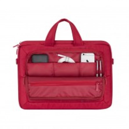 rivacase 7530 red Laptop Canvas shoulder bag 15.6"