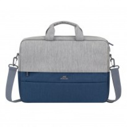 rivacase anti-theft Laptop bag 15.6 GREY/DARK BLUE