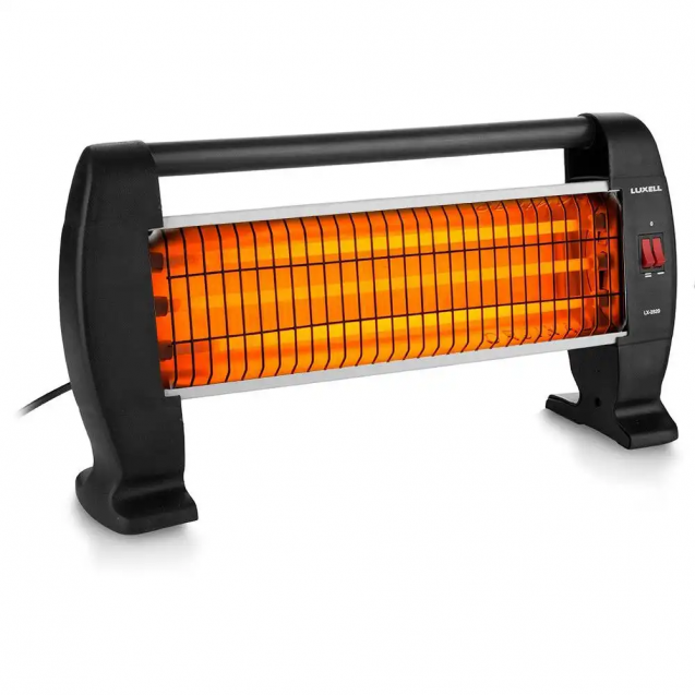 Kumtel Halogen Heater, 3 Candles, Black - KH 2820