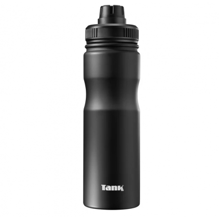 Tank me 650 ml Stainless Steel Bottle Black