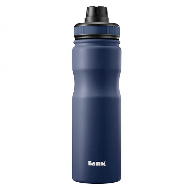 Tank me 650 ml Stainless Steel Bottle Black