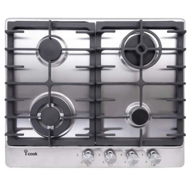 Union flat built in stainless stove