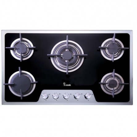 Unionaire flat built in glass cooker