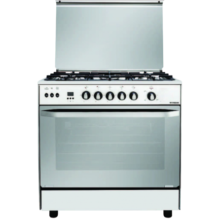 Fresh Hammer Digital Gas Cooker with Air Fryer - 90 x 60 / 5 Stainless Steel Burners