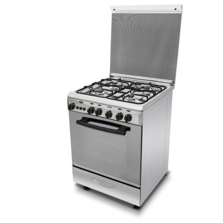 KIRIAZI GAS OVEN 60*60 4 BURNER STAINLESS