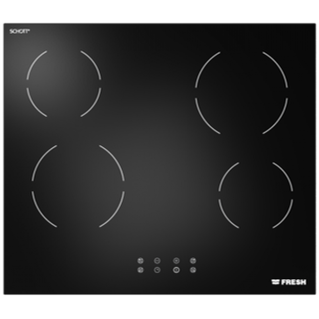 Fresh Electric Cooker Built In VTC - 4 Zone 60 cm Fresh Electric Cooker Built In VTC - 4 Zone 60 cm