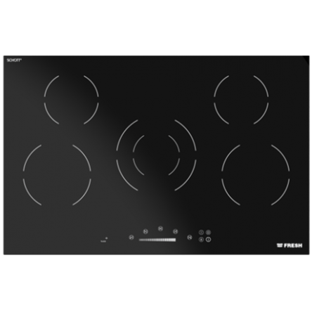 Fresh Electric Cooker Built In VTC - 5 Zone 80 cm