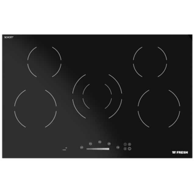 Fresh Electric Cooker Built In VTC - 5 Zone 80 cm Fresh Electric Cooker Built In VTC - 5 Zone 80 cm