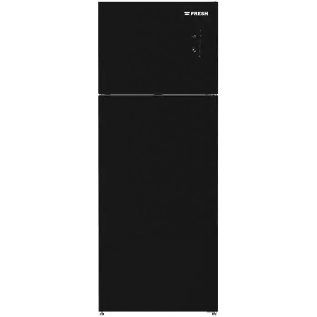 Fresh Black Glass Digital Refrigerator