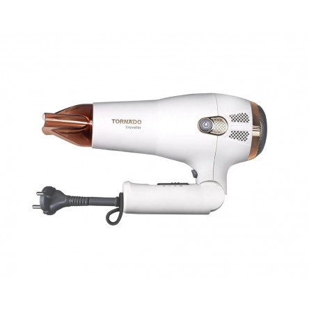 TORNADO Hair Dryer 2100 Watt, Ionic, Foldable handle