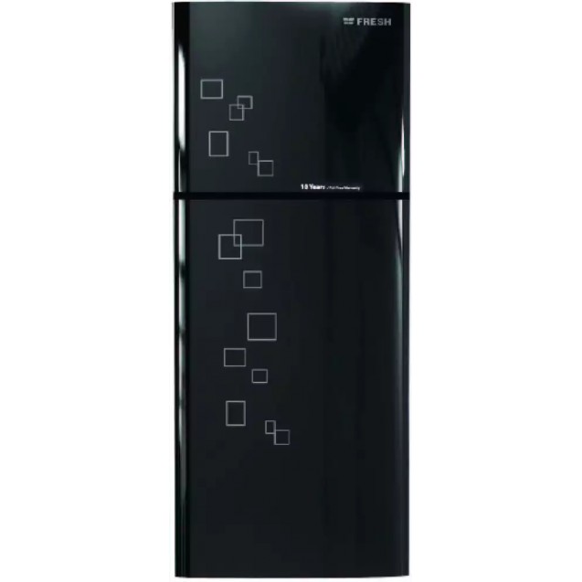 Fresh Freestanding Refrigerator, No Frost, 2 Doors, Black Fresh Freestanding Refrigerator, No Frost, 2 Doors, Black