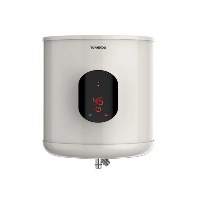 TORNADO Electric Water Heater 35 Liter, Digital, Off White 