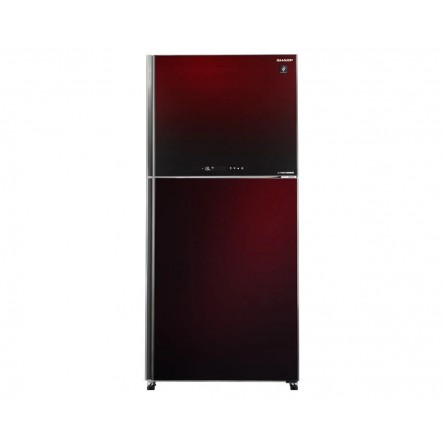 SHARP Refrigerator Inverter Digital, No Frost 538 Liter, Red 