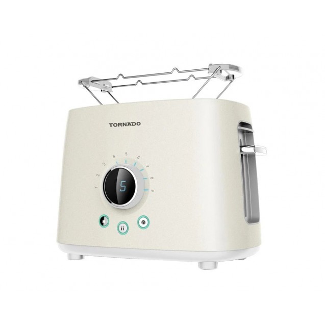 TORNADO Toaster 2 Slices , 1000 Watt, White