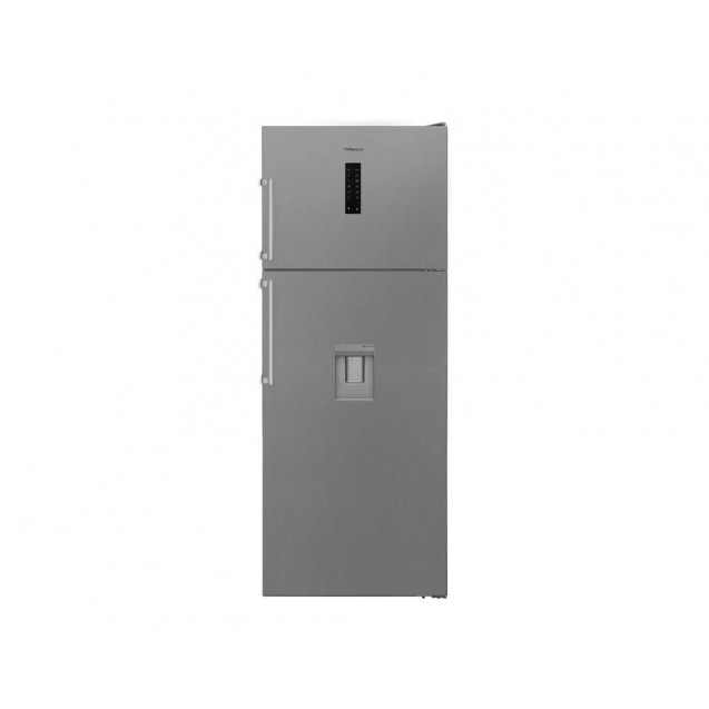 Tornado Refrigerator 496 Liter Silver