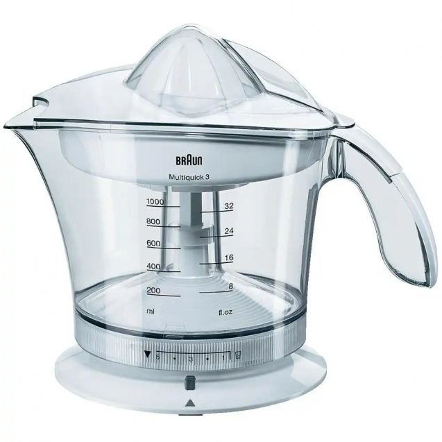 Braun Multiquick 3 Citrus juicer, 20 Watt, White - MPZ9