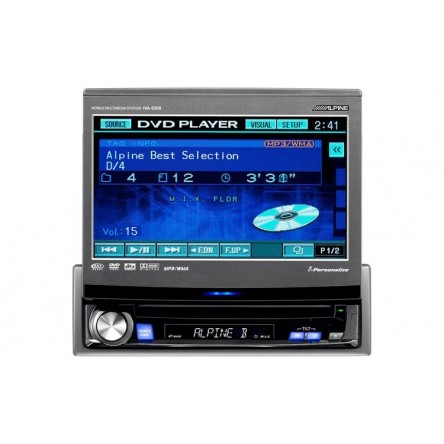 Alpine DVD / CD receiver with 7" LCD monitor 