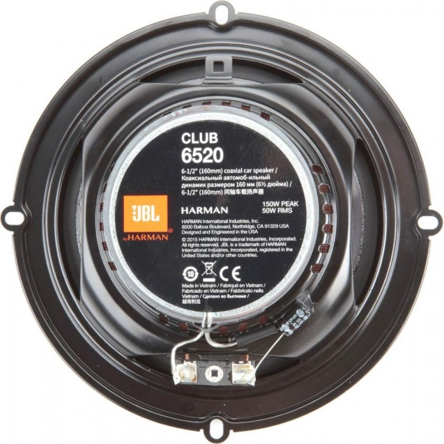 JBL CLUB6520 6.5 Inch 300W 2 Way Coaxial Car Speaker