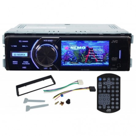 JVC KD-AV300 in-Dash Single Din Car DVD/CD Receiver 