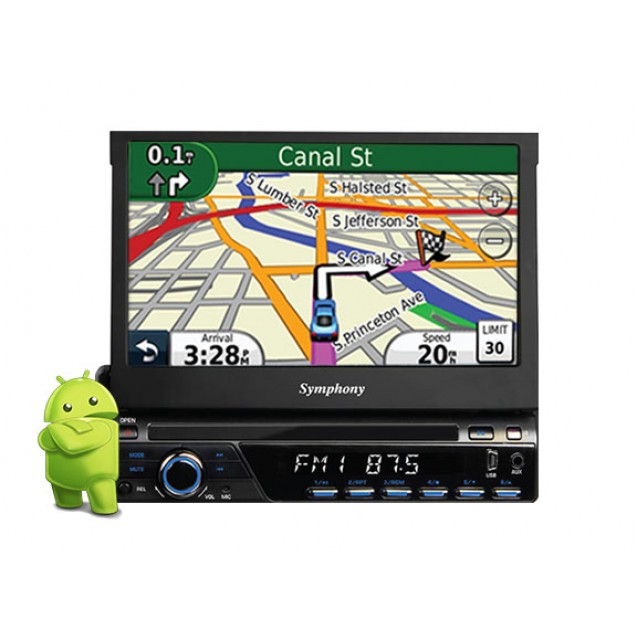 Symphony Car Audio 7" Android/GPS SY-V8000BTWIX