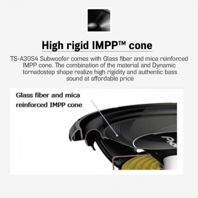 Pioneer  (TS-300S4) Car Audio Subwoofer