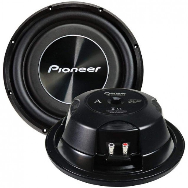 PIONEER TS-A3000LS4 12" Shallow-Mount Subwoofer