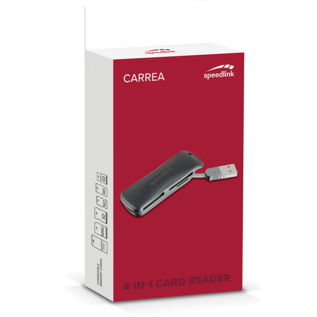 Speedlink CARREA Portable Card Reader - USB 2.0