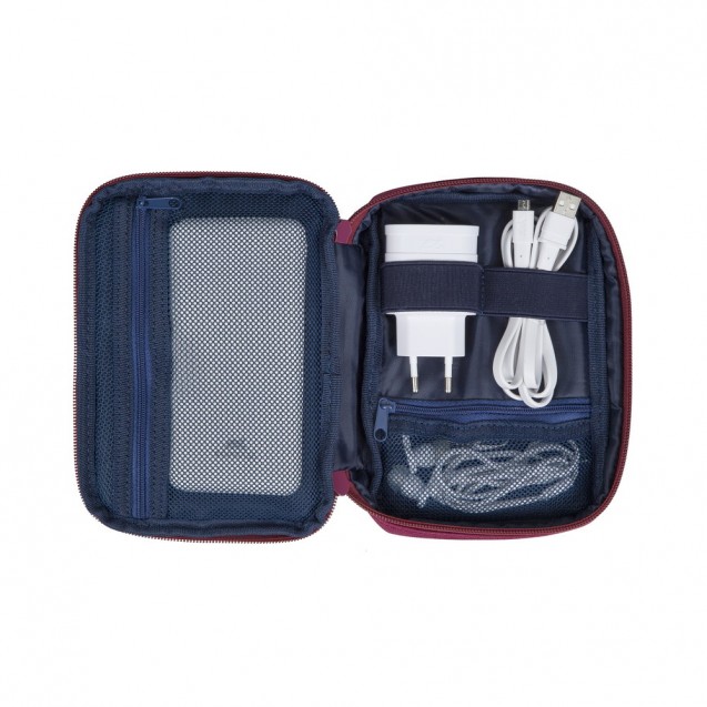 RIVACASE red Travel Organizer 