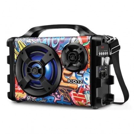 Iconz Bluetooth Speaker, Black Iconz Bluetooth Speaker, Black