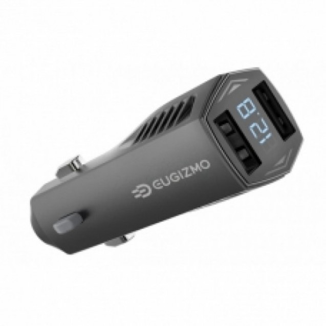 Eugizmo DUO+ Dual USB Car Charger with smart ic 4.8A