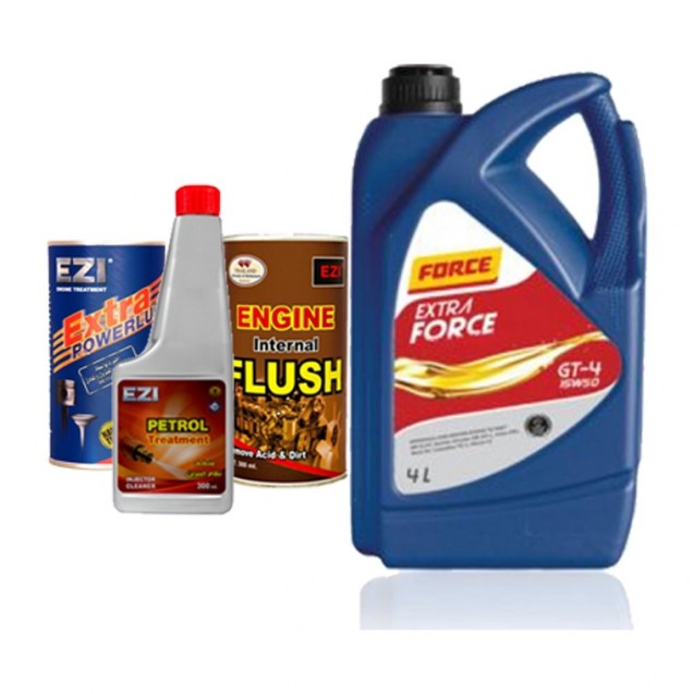 offer Motor oil display, oil addition above, motor parts cleaner, gasoline cycle cleaner and improver