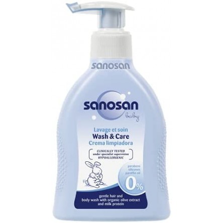 Sanosan wash and care 400 ml