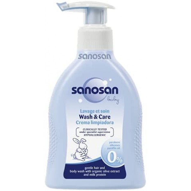 Sanosan wash and care 400 ml