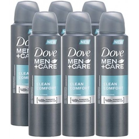 Dove men spray clean comfort 250 ml