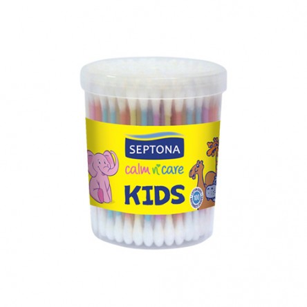 Septona baby cotton round ear 100 pcs