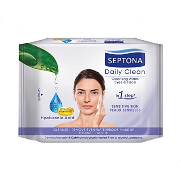 Septona hyaluronic makeup wipes