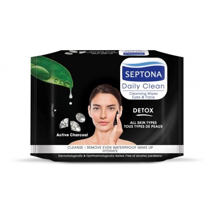 Septona Charcoal Makeup Wipes
