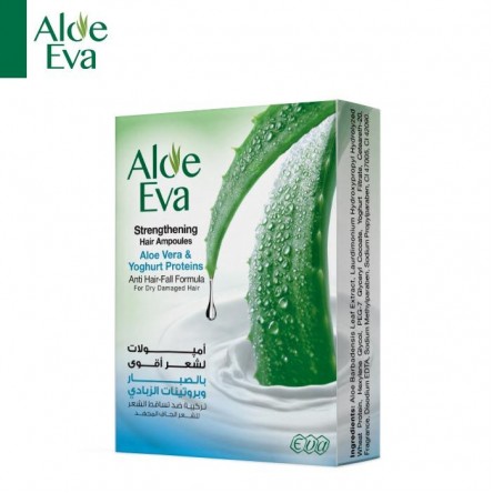 Aloe Eva Hair Ampoules with Aloe Vera and Yogurt Proteins (4 Ampoules)