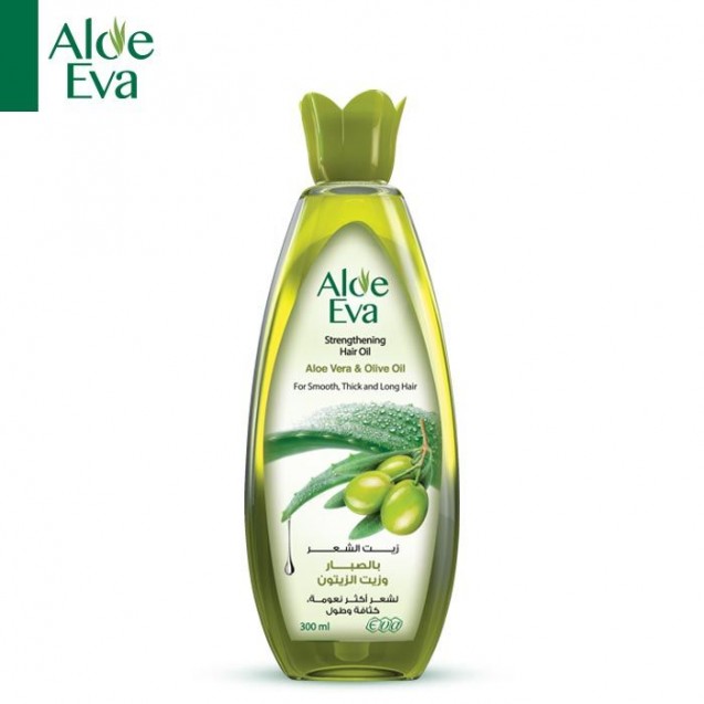 Aloe Eva Hair Oil with Aloe Vera and Olive Oil 300ml