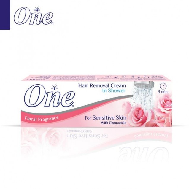 Eva One Hair Removal Cream For Sensitive Skin With Floral Fragrance 90 GM 