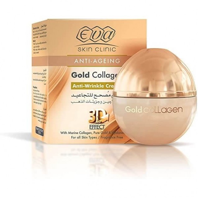 Eva Skin Clinic Anti-Aging Cream With Gold Collagen - 50 Ml